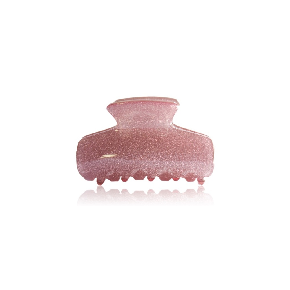 Pink Small Glitter Claw Hair Clip - Picture 1 of 1